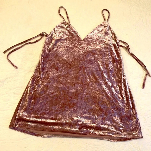 Crushed Velvety Top Sleeveless & Jogger Pants Lounge Wear Set Pink Medium L Y2K - Picture 4 of 17